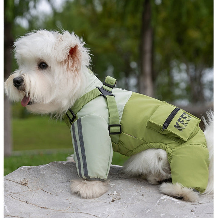 Autumn Winter Windproof Waterproof Pet Four-Leg Coat