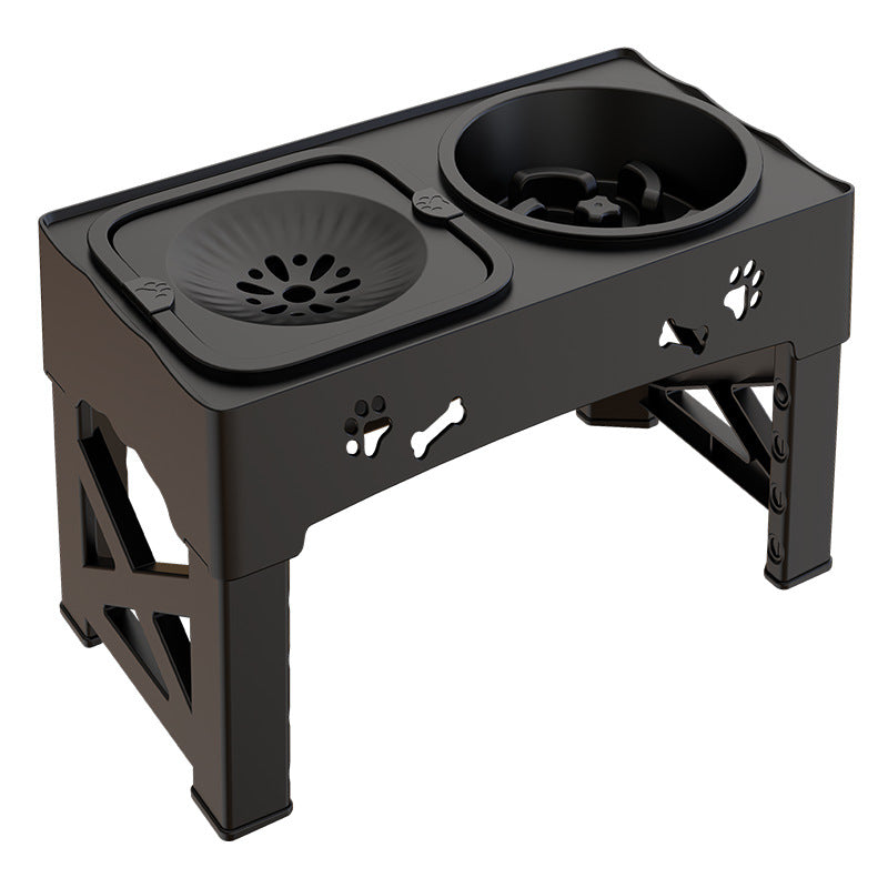 Elevated Double Stainless Steel Pet Feeder Bowl Set