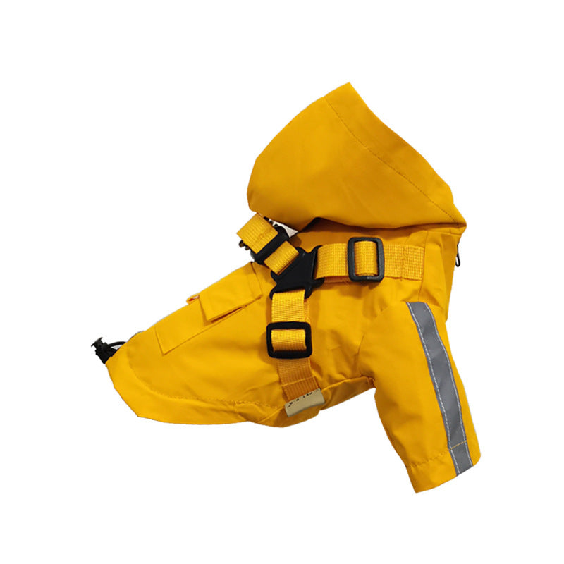British Style Waterproof Pet Raincoat