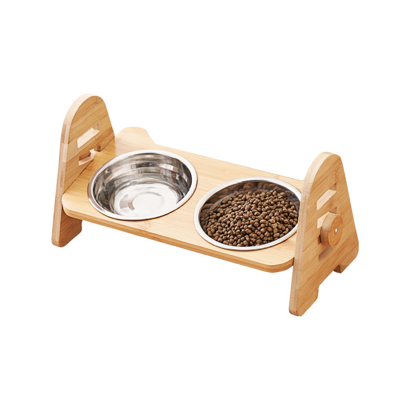 Oblique Mouth Pet Drinking Bowl For Neck Support