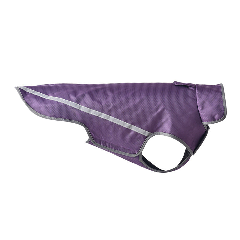 Water Repellent Pet Raincoat With Hood