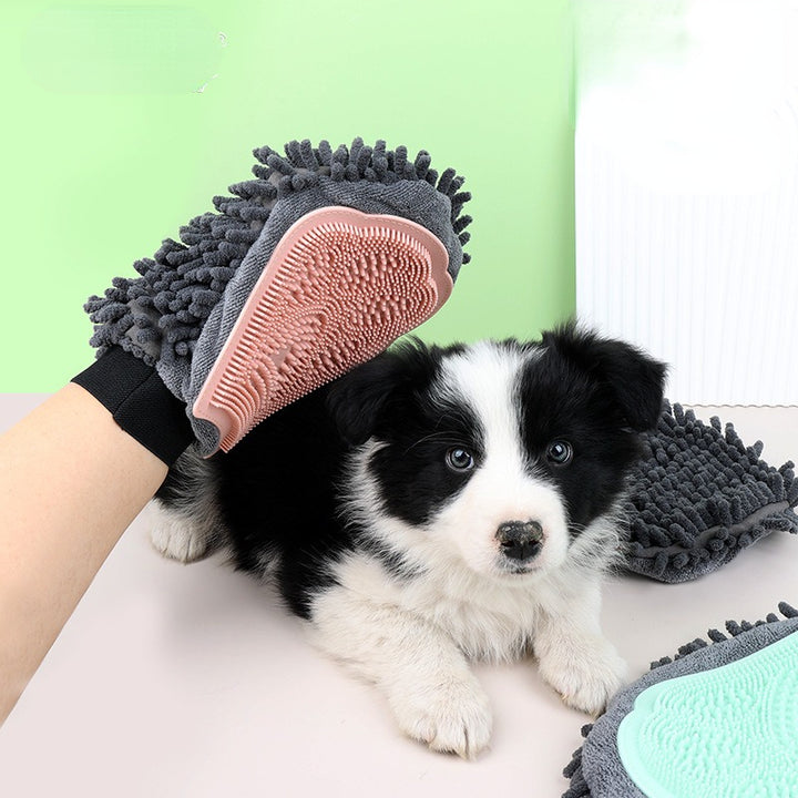 2-in-1 Pet Grooming Brush and Massage Glove