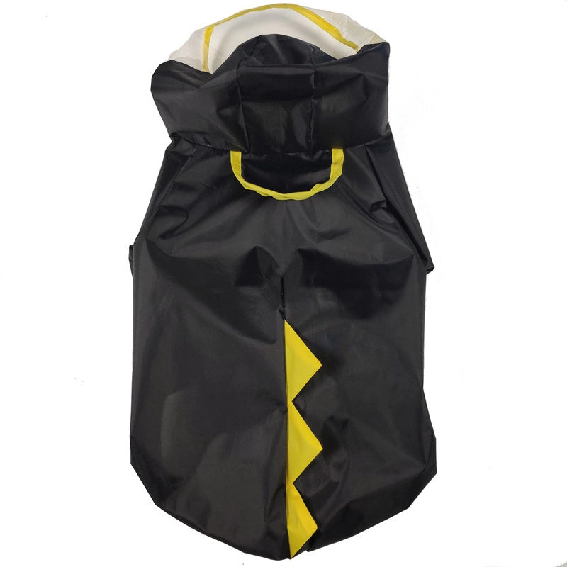 Lightweight Waterproof Pet Raincoat With Reflective Safety Hood
