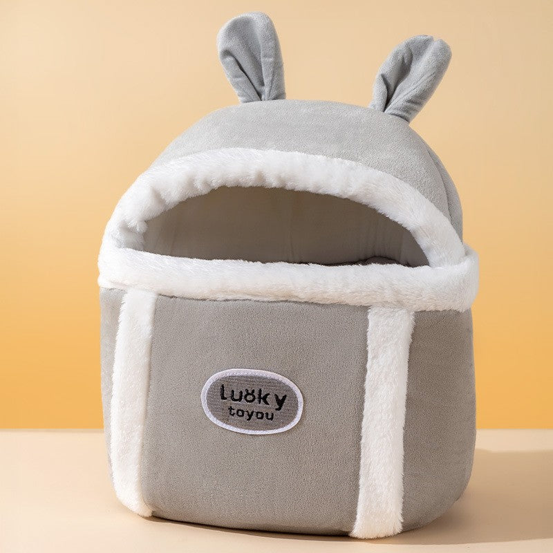 Pet Diaper Backpack Off Shoulder Portable Carrier Bag