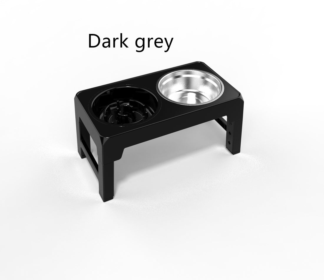 Adjustable Elevated Pet Food Bowl Integrated Design