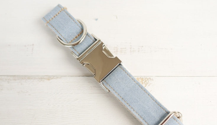 Medium To Large Pet Collar And Leash Set
