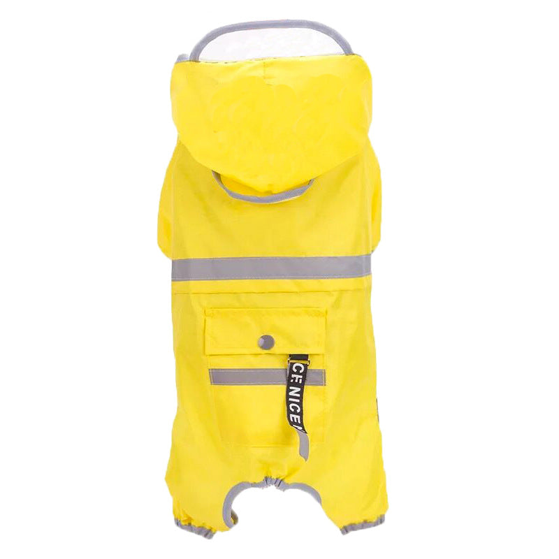 Four-Legged Waterproof Pet Raincoat Clothing