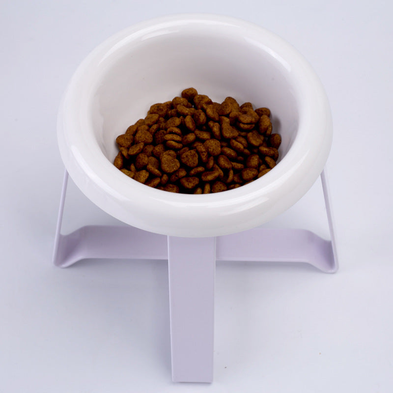 Creative Anti Slip Pet Feeding Bowl With Iron Stand