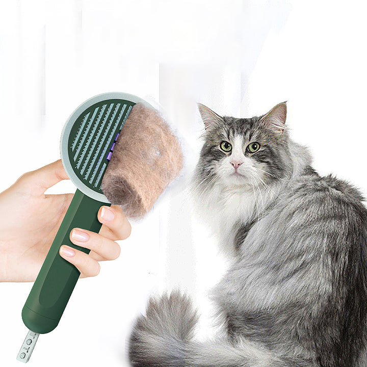 2-in-1 Pet Comb and Hair Detector Grooming Tool
