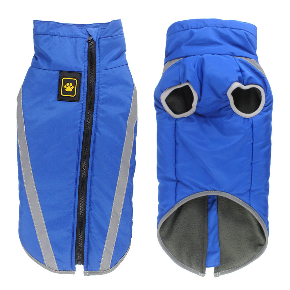Winter Reflective Padded Warm Pet Jacket Clothing
