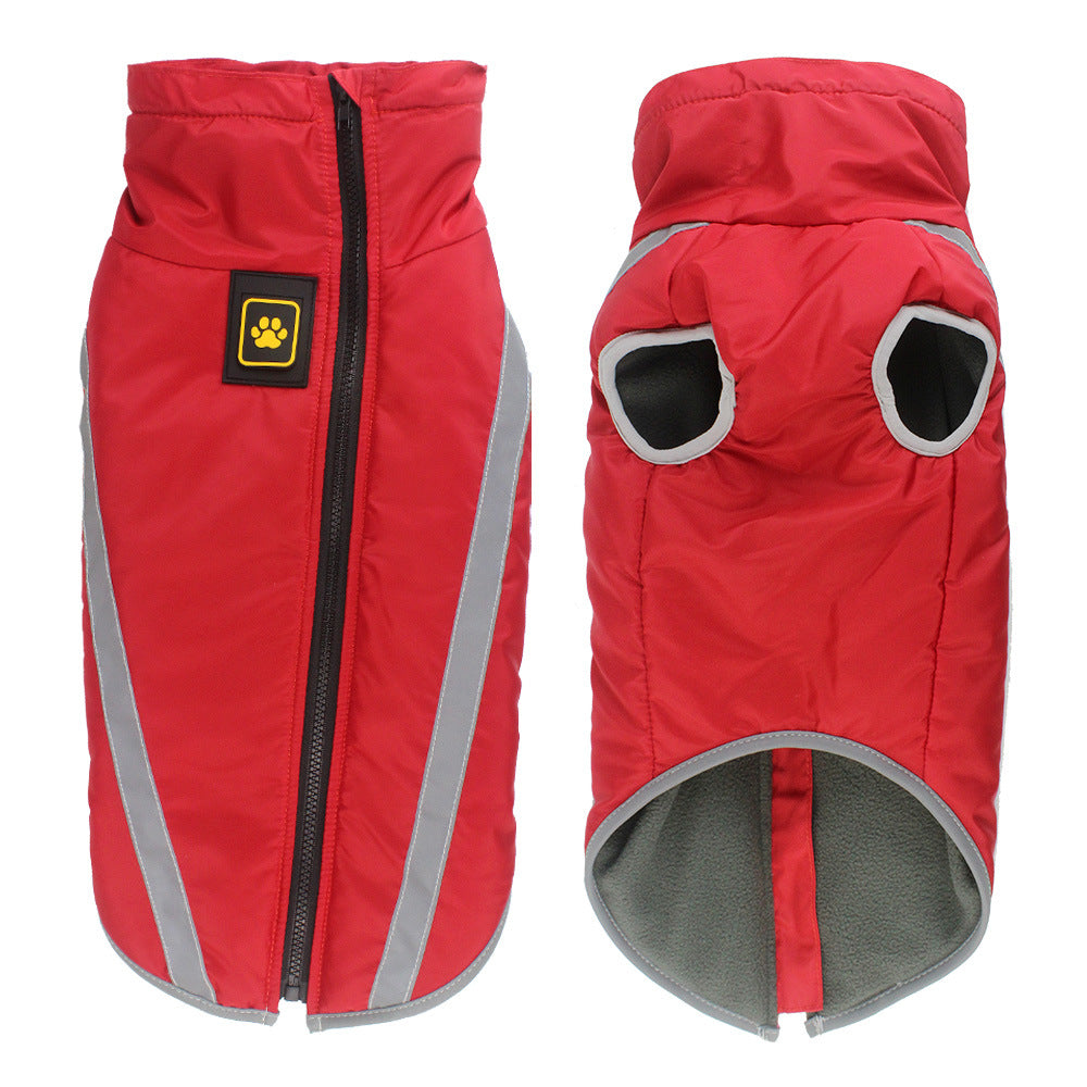 Winter Reflective Padded Warm Pet Jacket Clothing