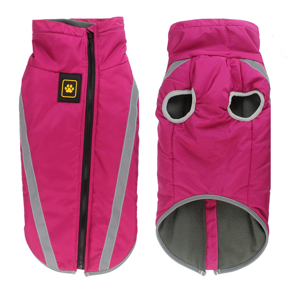 Winter Reflective Padded Warm Pet Jacket Clothing