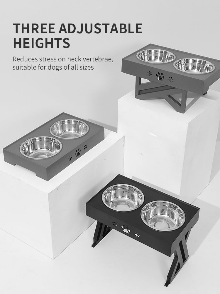 Stainless Steel Folding Pet Bowl Portable Feeder
