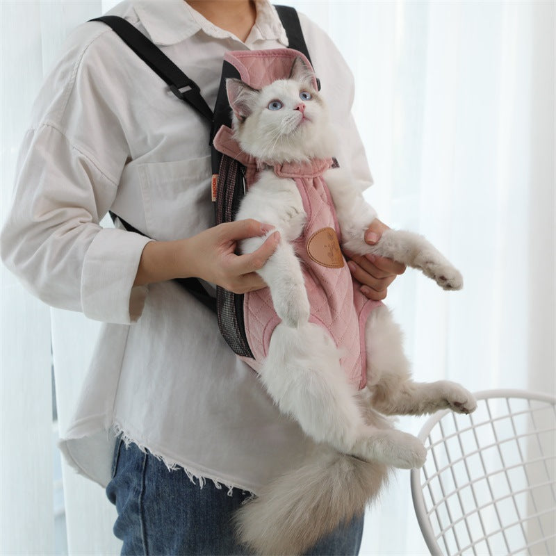 Portable Pet Backpack For Comfortable Spring Outdoor Outings