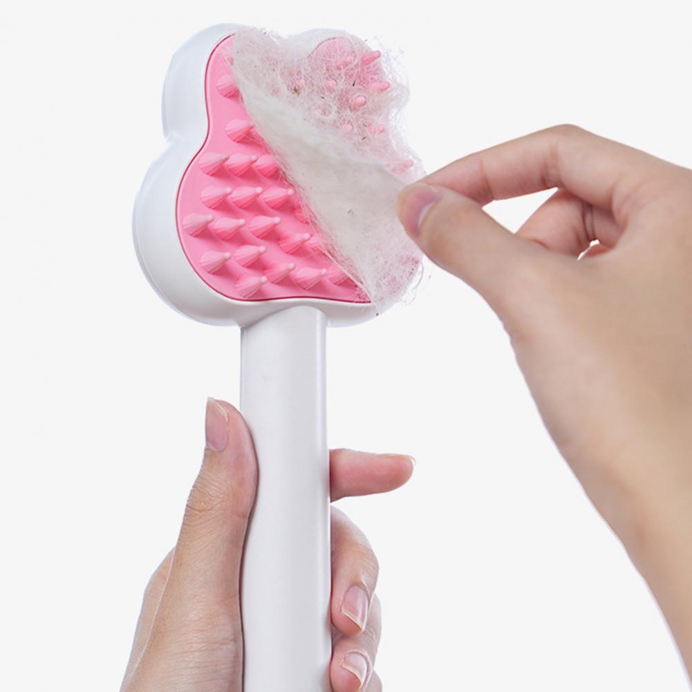 Rechargeable Self-Cleaning Pet Steam Brush For Grooming And Shedding