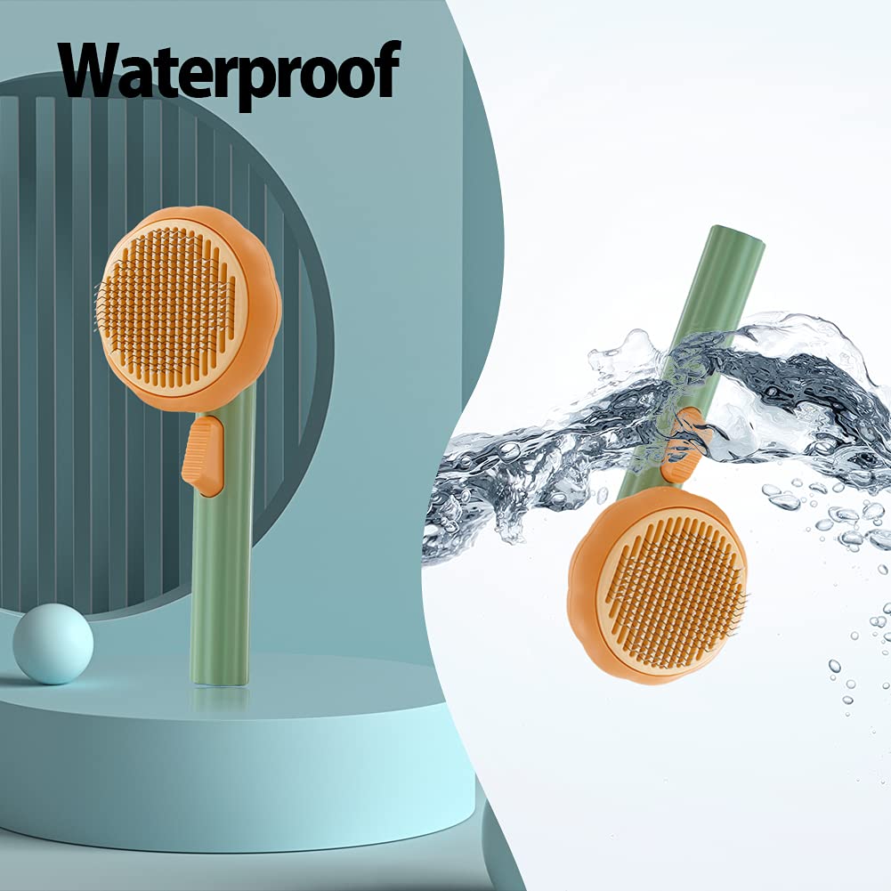 Pumpkin Pet Self-Cleaning Slicker Grooming Brush