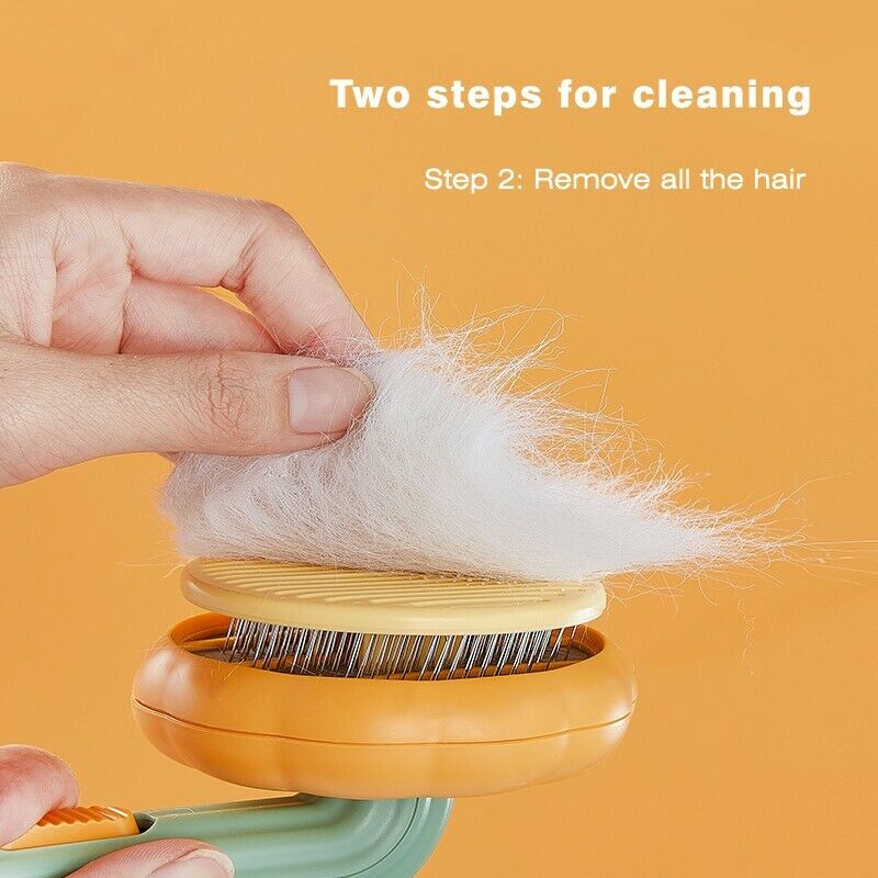 Pumpkin Pet Self-Cleaning Slicker Grooming Brush