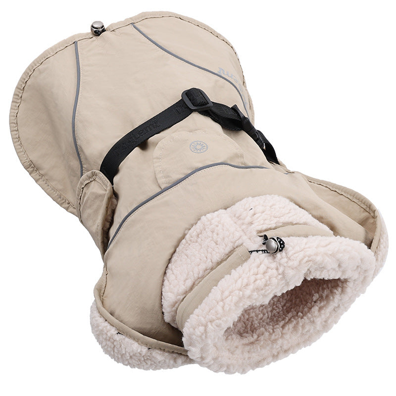Warm Cotton Padded Pet Clothes For Autumn And Winter
