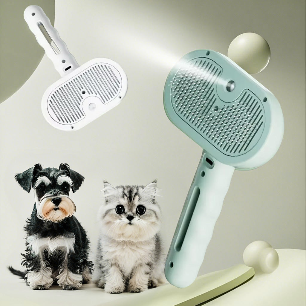 Pet Spray Hair Comb Grooming and Dematting Brush