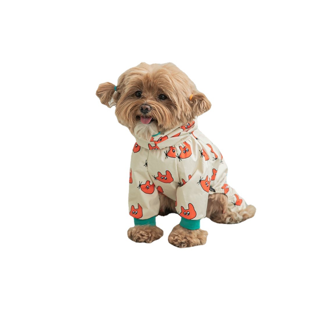 Fashion Waterproof All-Around Pet Raincoat