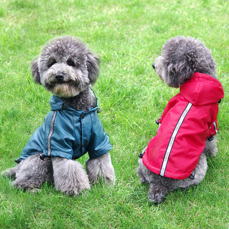 Waterproof Hooded Warm Pet Raincoat