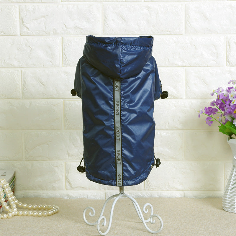 Waterproof Hooded Warm Pet Raincoat