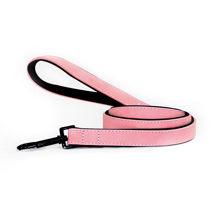 Pull Resistant Leather Pet Leash For Durable Daily Use