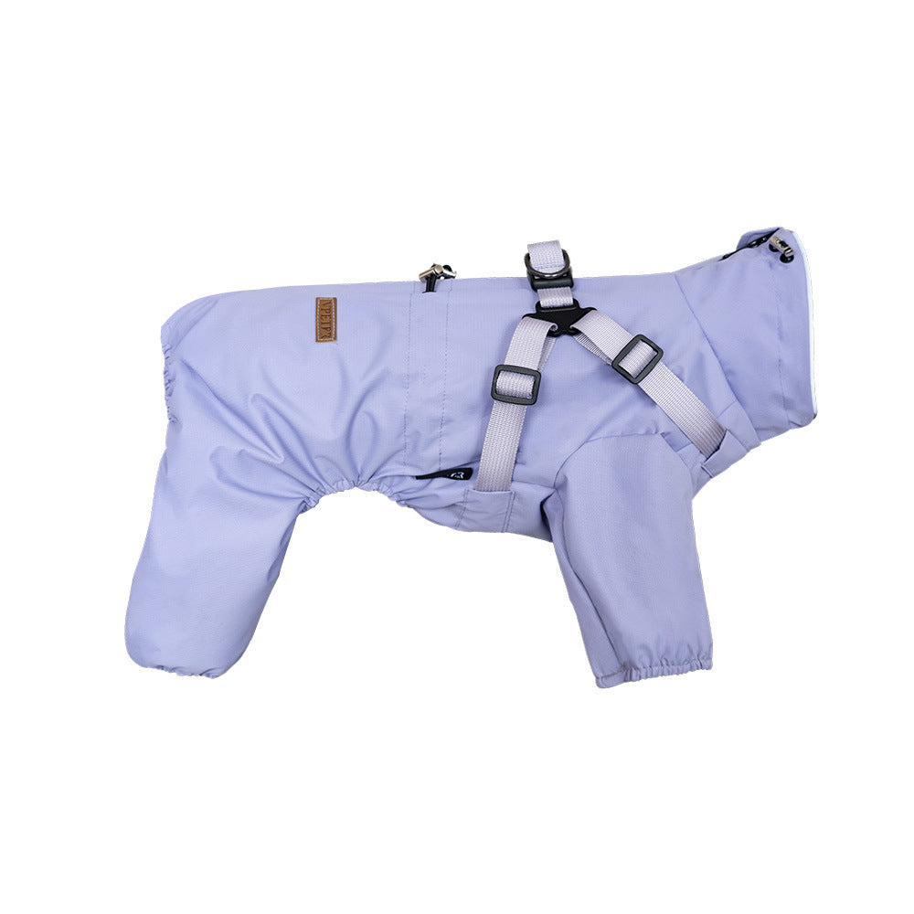 Fashion One-Piece Pet Raincoat
