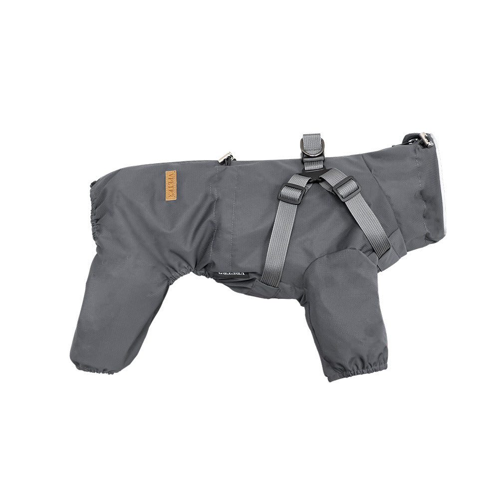 Fashion One-Piece Pet Raincoat