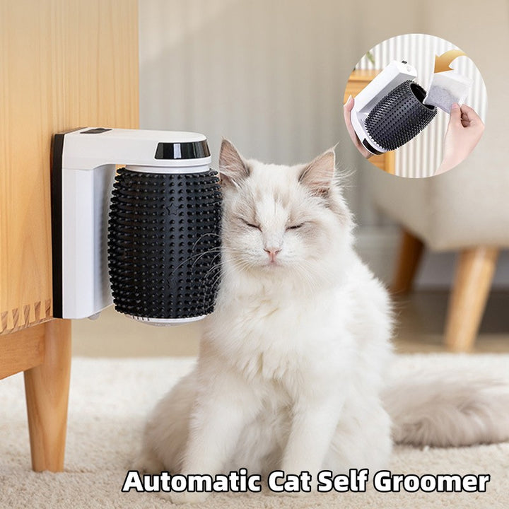 Automatic Pet Self Grooming Wall Corner Brush Scratcher