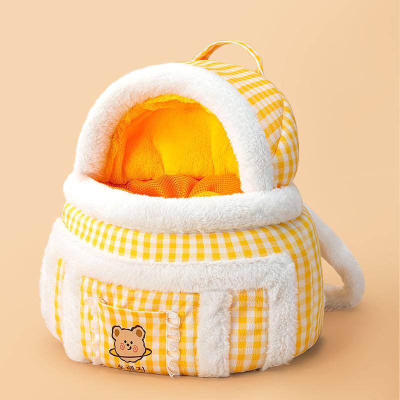 Pet Diaper Backpack Off Shoulder Portable Carrier Bag