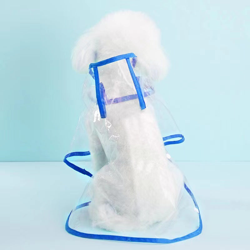 Transparent Pet Raincoat For Medium Large Pets