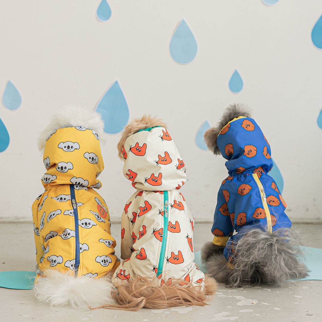 Fashion Waterproof All-Around Pet Raincoat