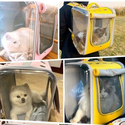 Pet Portable Backpack Travel Bag For Outdoor Use
