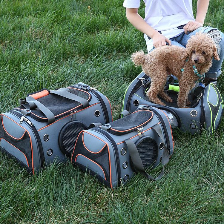 Portable Pet Diaper Backpack Carrier Bag For Travel Use