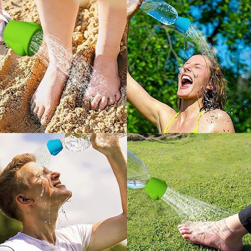 Portable Pet Bath Sprayer Silicone Shower Nozzle