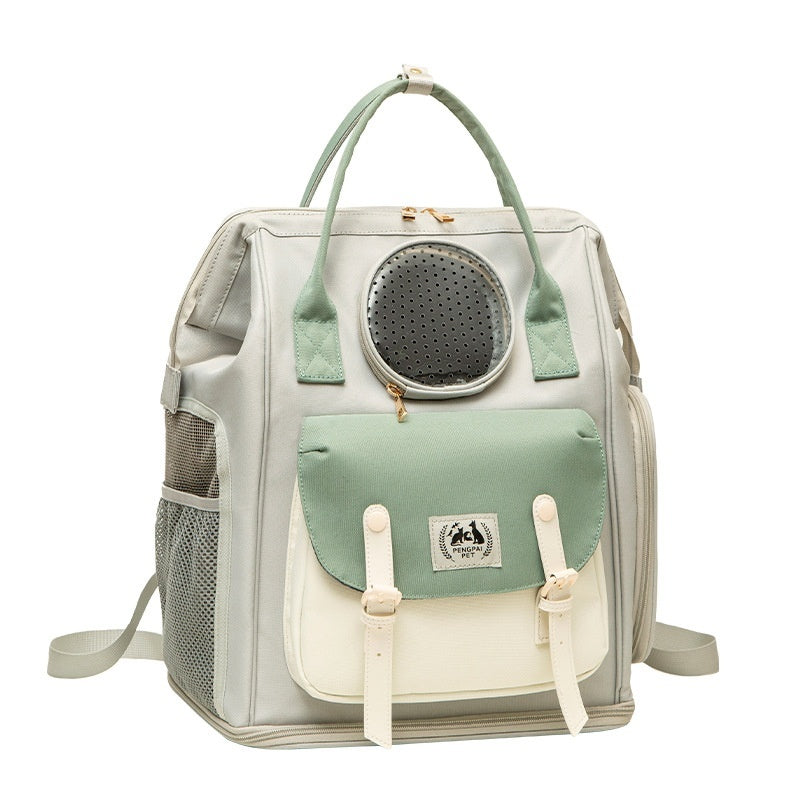 Large Capacity Breathable Portable Pet Backpack Bag