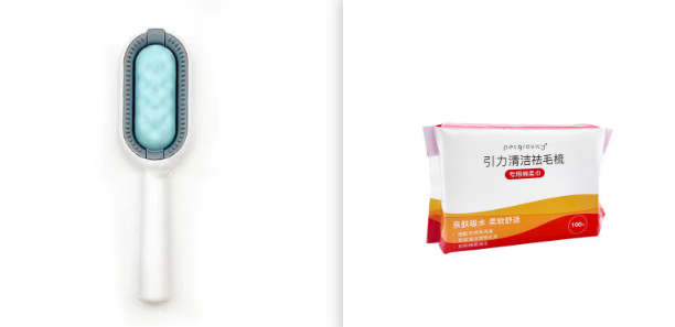 Pet Dematting Grooming Brush for Hair Removal