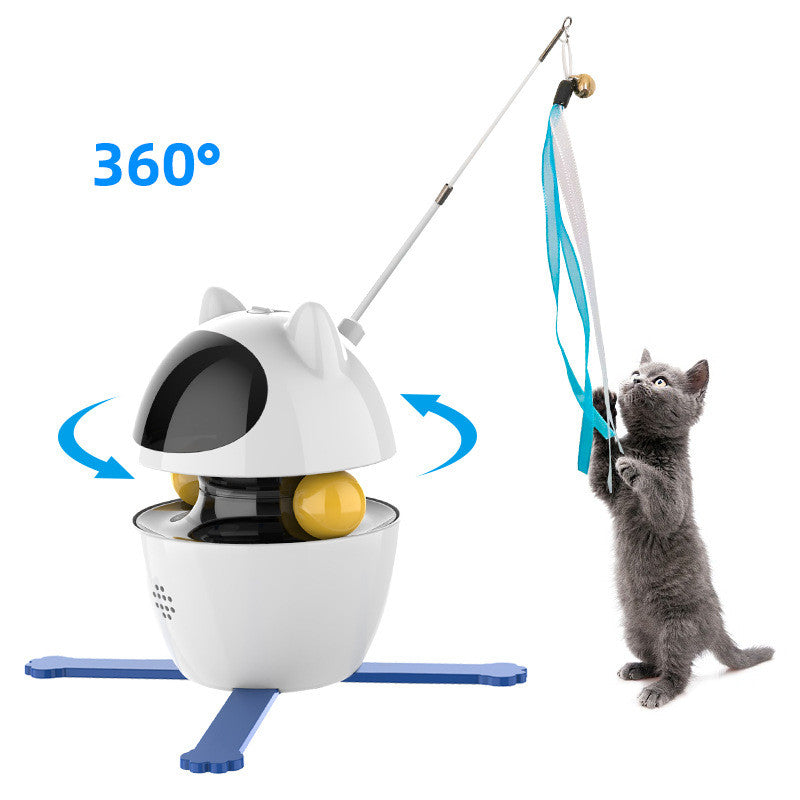 Automatic Smart Pet Toy Stick And Spill Ball Set
