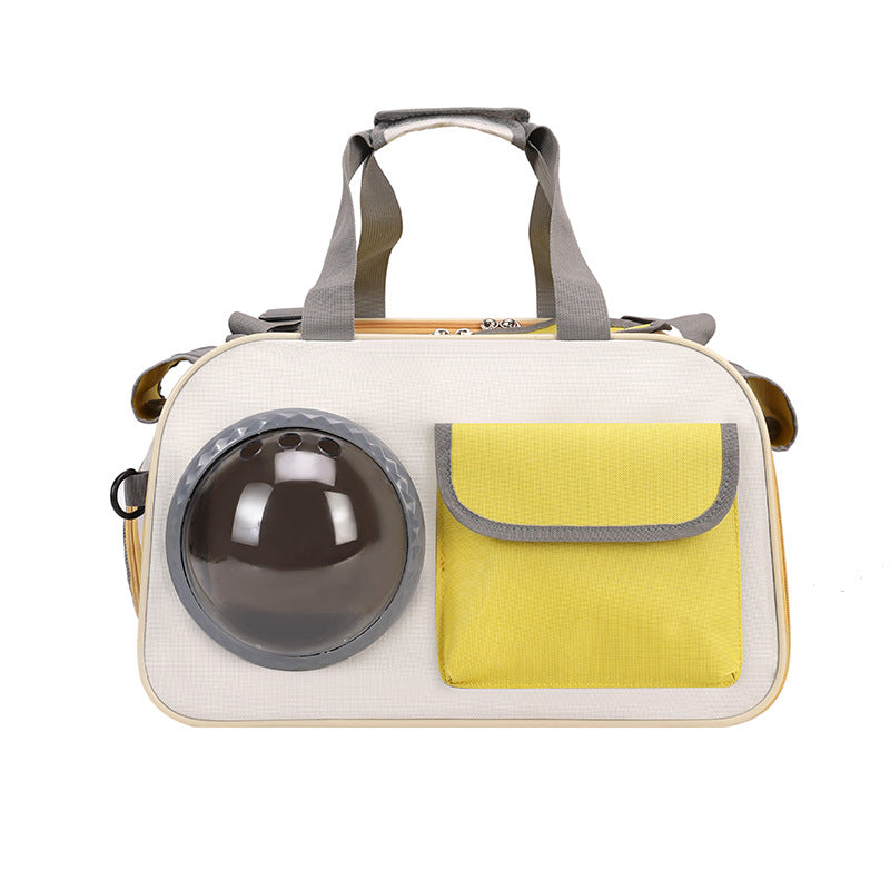 Outdoor Portable Pet Backpack Space Capsule Crossbody Carrier Bag