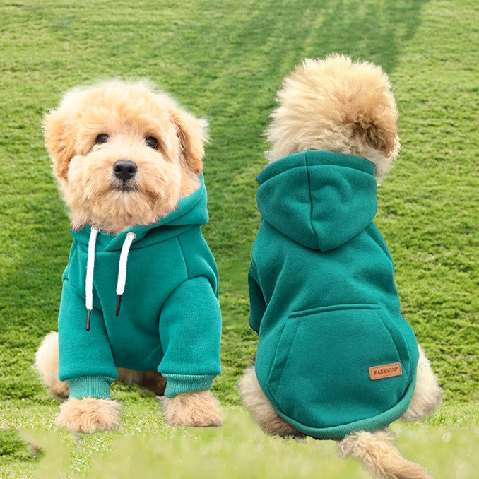 Simple Fashion Pet Hooded Sweater For Comfortable Wear