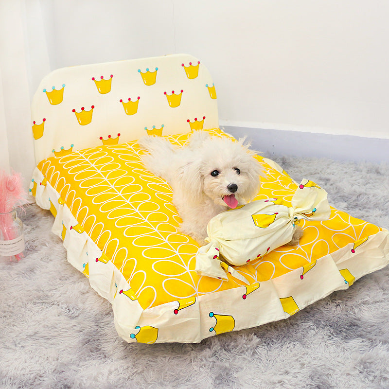 Soft Cozy Small Pet Bed For Comfort And Sleep