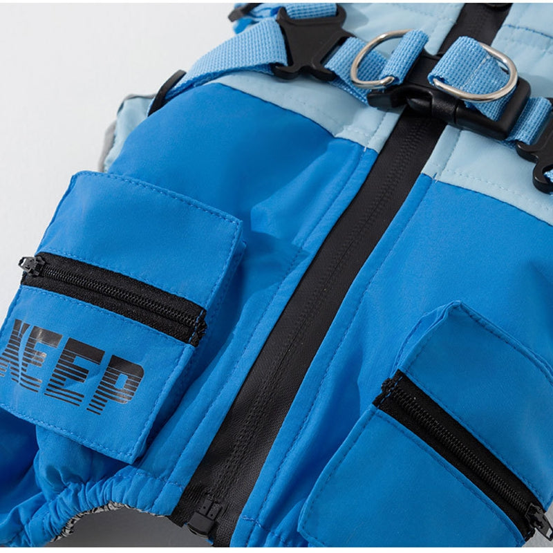 Autumn Winter Windproof Waterproof Pet Four-Leg Coat