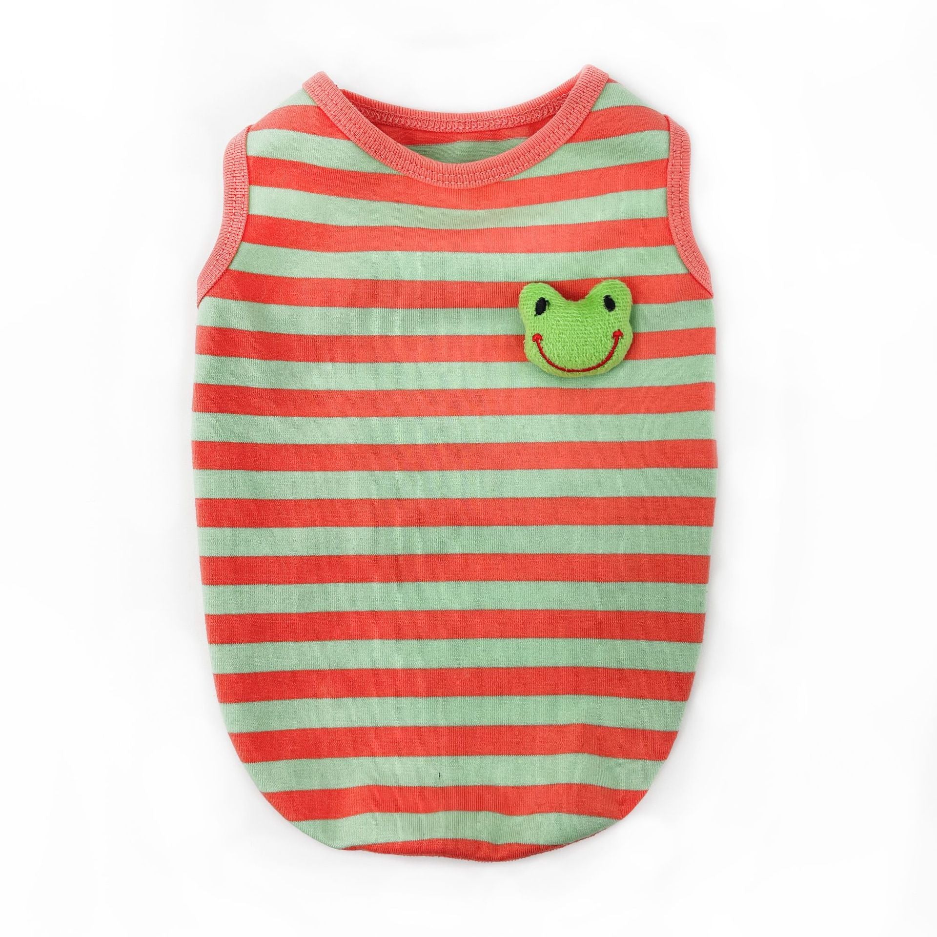 Striped Pet Vest Clothing For Small Pets