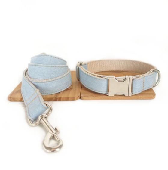 Medium To Large Pet Collar And Leash Set