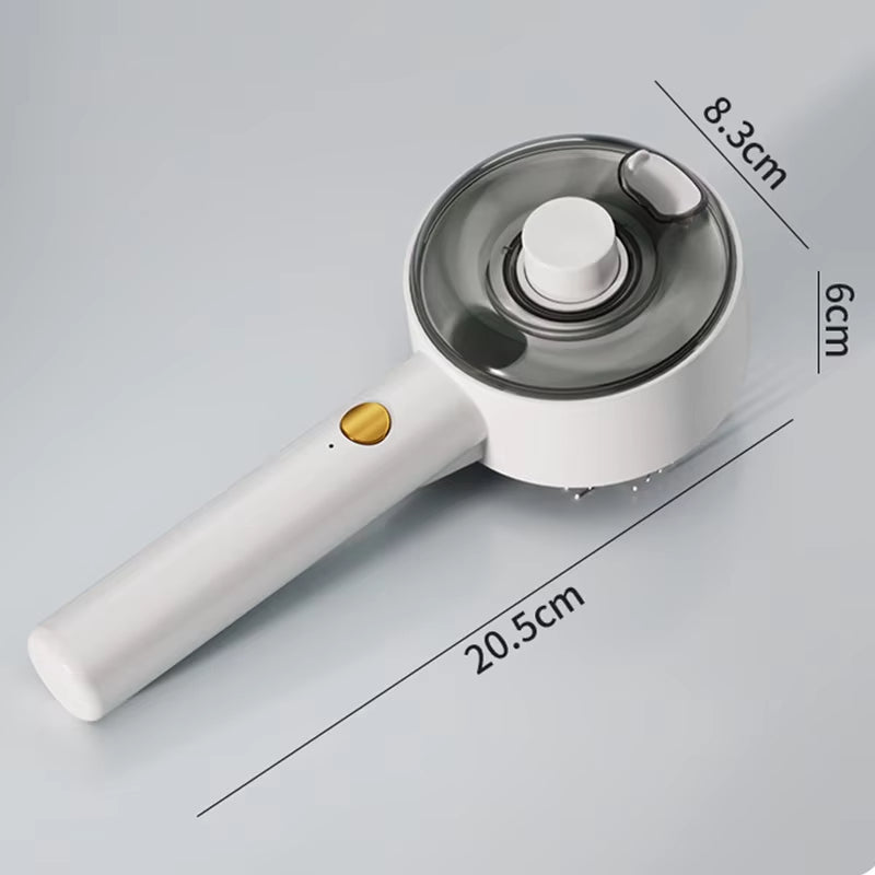 3-In-1 Electric Pet Steam Brush For Grooming And Massage
