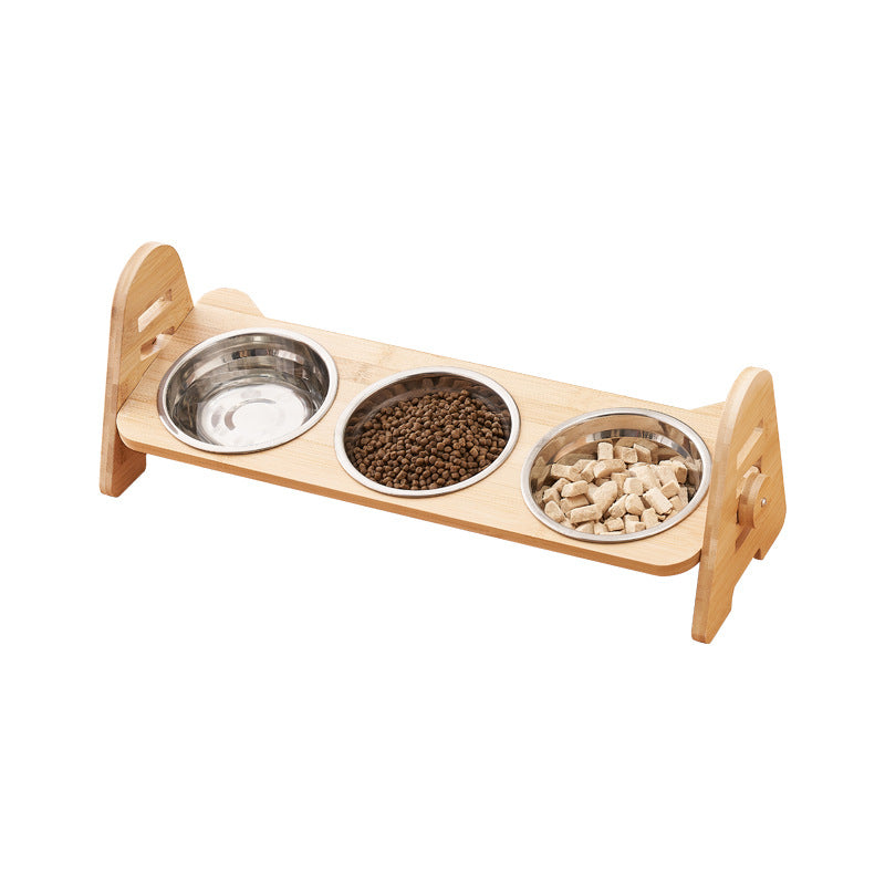 Oblique Mouth Pet Drinking Bowl For Neck Support