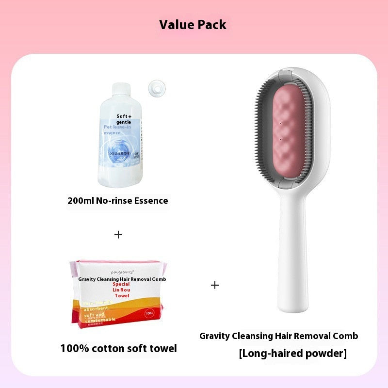 Pet Dematting Grooming Brush for Hair Removal
