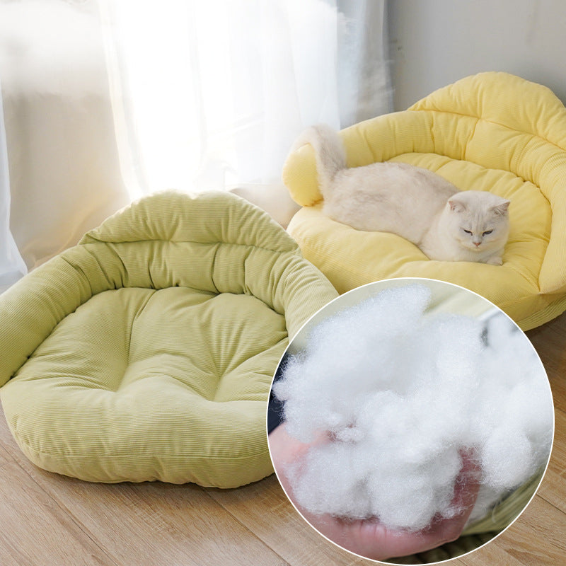 Four Seasons Elevated Solid Wood Pet Bed Thickened Durable Design