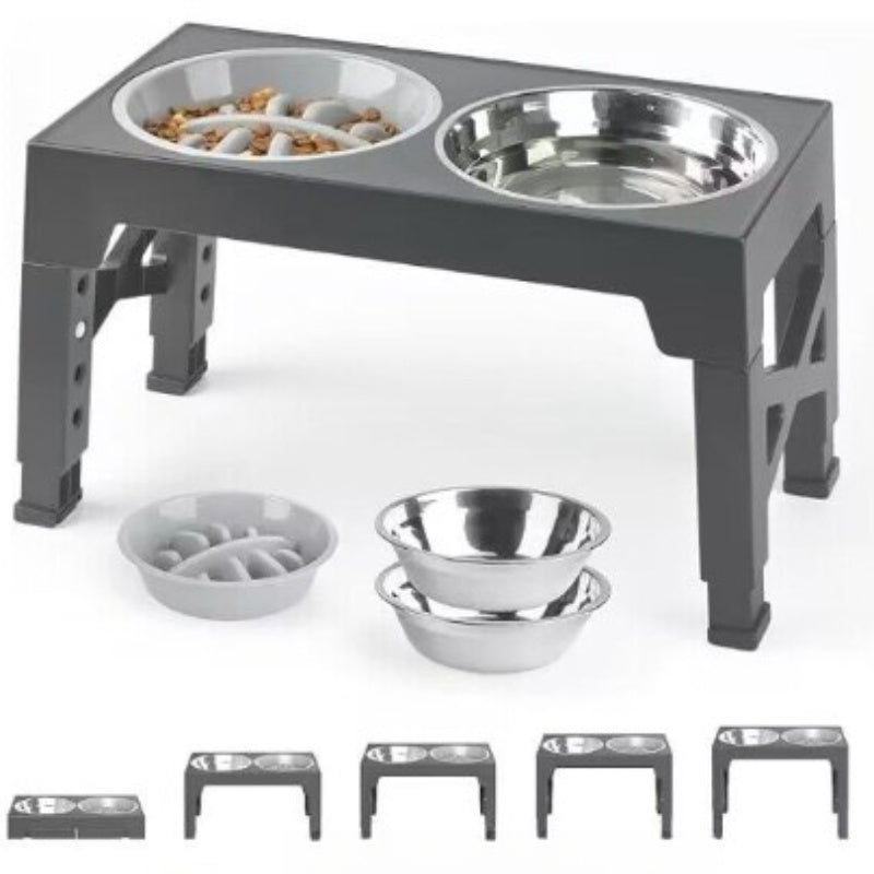 Elevated Anti Spill Pet Feeding Bowl For Medium Large Pets
